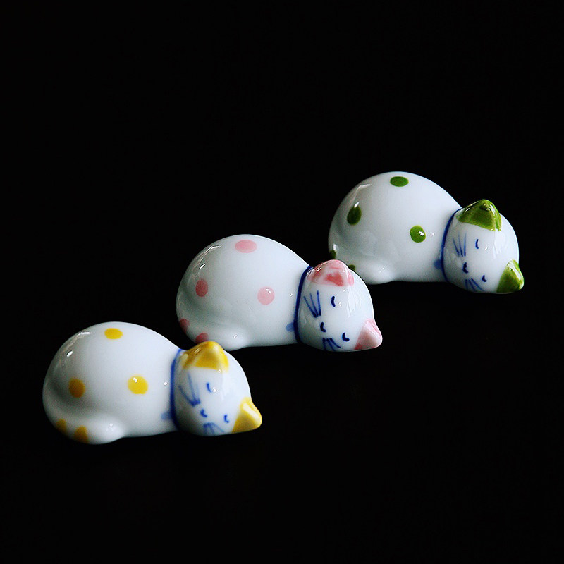 Spot Japan Imports With Fields Fever Hand Painted Kitty Chopsticks Shelf Stay Cute To Heal Small Swing Piece Cat Chopsticks