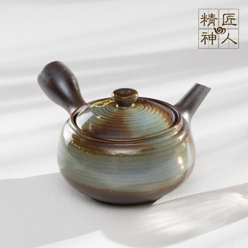 Japan imports Van - fen pottery hand in Japanese side - pot built - in filter teapot