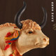 Simulated Resin Yak Model, Small Ornaments for Shopping Malls and Supermarkets, Ethnic Wedding Banquet, Inner Mongolia Figurines, Animal Crafts