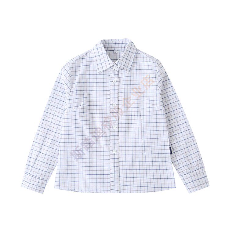 School uniforms for primary and secondary school uniforms spring and autumn college wind shirts Inlen style Sub-shirts Long sleeves Women blouses pure cotton Campus
