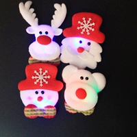 Рождественская брошь, мультяшная мигающая ткань, подарок на день рождения