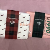 Бесплатная доставка Innisfree Yue Shi Fengyin Computer Package Bag Oioi Limited Storage Pink/White