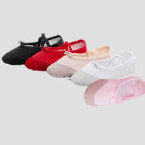  Ballet dance shoes Children adult flesh color pink white black red cat claw shoes soft-soled training teacher shoes