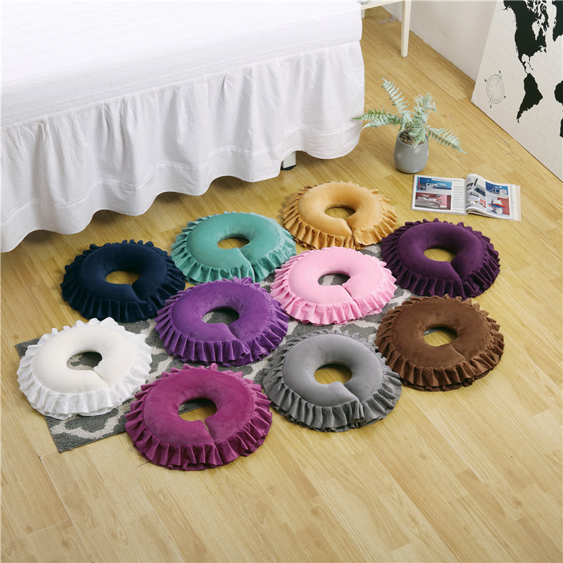 U pillow beauty pillow cotton pillow single pillow beauty salon spa professional close-fitting pillow discount special price