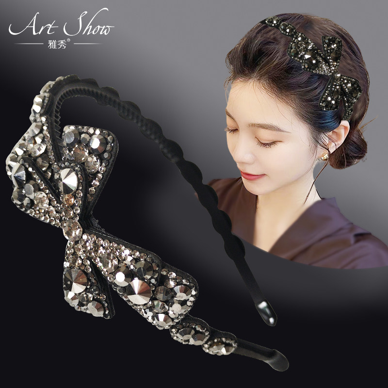 High-End Fashion Rhinestone Headband, Versatile Hair Accessory for Moms, New 2025 Headband for Going Out, Hair Accessory