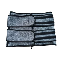 Два двойного пояса с двойным ремнем серого