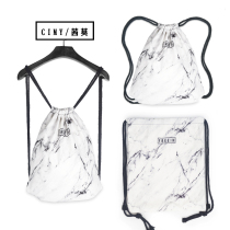 Cimy Simo original cool drawstring bag Student simple school bag Bundle pocket shoulder bag Tide brand mens and womens casual bag