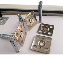 Stainless steel tile dry pendant accessories fixed pieces large stone point hanging iron sheet background hanging wall tile pendant