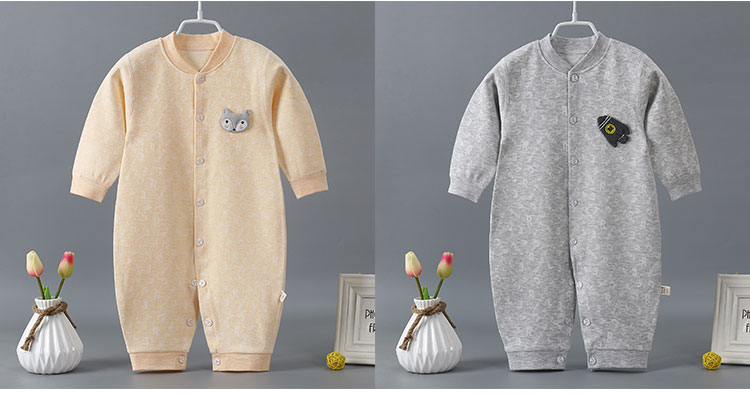 Babyiesies mùa xuân và mùa thu và mùa đông mới chàng trai và cô gái sang trọng jacquard quần áo dài tay quần áo trẻ em đồ ngủ mùa thu quần lót trẻ em