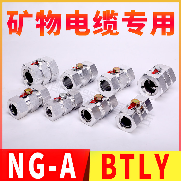 NG-A-BTLY fireproof insulating mineral cable terminal head aluminium alloy aluminium sheath special ground terminal head
