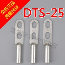 National standard double hole tinned copper nose DTS-25 copper wire lug copper wire copper terminal copper galvanized double hole copper terminal