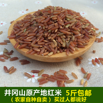Red rice red rice red brown rice red rice coarse grains whole grains farmers self-growing 500g