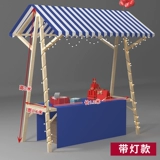 Базар на рынке на рынке рынка базара, показ для продвижения поплавок, движение автомобиля Тайваня может быть складываемым