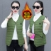 Áo vest cotton sưởi ấm bằng điện cho nữ, áo sưởi điều khiển nhiệt độ thông minh sạc pin cho người trung niên và người già, lớp lót giữ ấm toàn thân tự sưởi ấm 