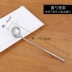 Thép không gỉ dài tay cầm đầu tròn thìa dầu khuấy dài cà phê muỗng gia vị thìa nhỏ tráng miệng thìa mật ong thìa nước sốt - Cà phê ly uống cafe Cà phê