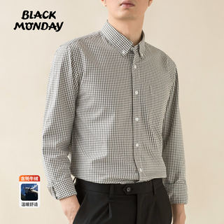 2025 Autumn/Winter New Yak Wool Long-Sleeve Brushed Shirt for Men, Casual Business Dad Shirt, Men's Light Luxury for Young and Middle-Aged