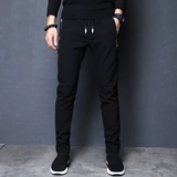 Зимние утепленные штаны, мужские спортивные демисезонные трендовые джинсы с начесом, свободный прямой крой, коллекция 2023