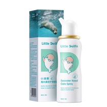 (24 new models) Little Dolphin Nasal Washer Infant and Child Natural Seawater Nasal Care Cleaning Nasal Spray 60ml