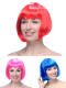 ສີຜົມນັກສຶກສາ bob masquerade ພັກ wig cosplay ນ້ອຍ apple headdress bobo headgear