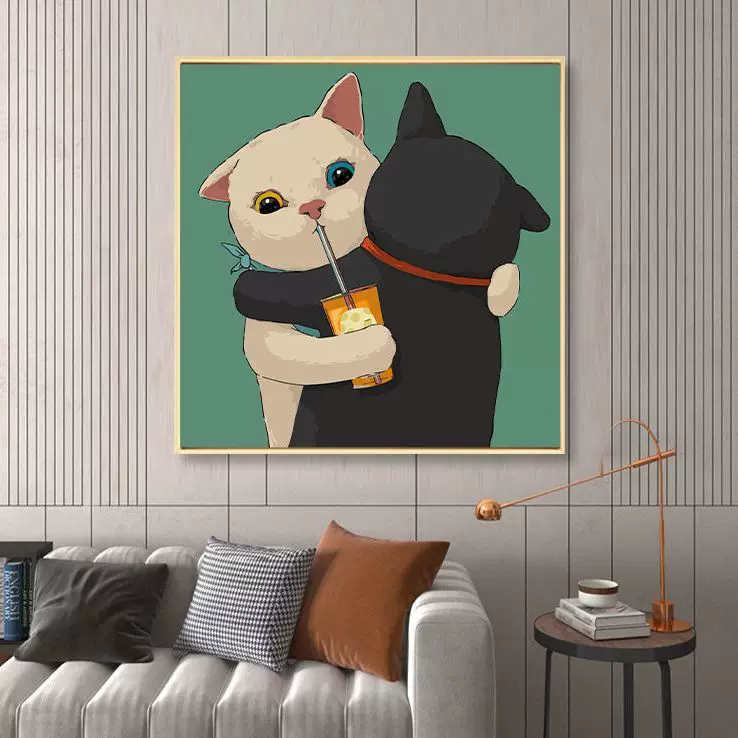 Cartoon cute sofa for bed, for beloved, cat