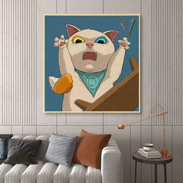 Cartoon cute sofa for bed, for beloved, cat