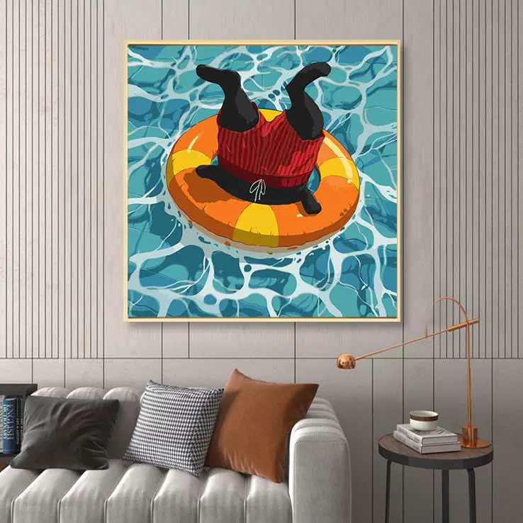 Cartoon cute sofa for bed, for beloved, cat