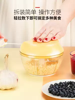 Household small manual dumpling stuffing meat grinder Multi-function mixer Hand-pulled garlic shredder Cooking artifact
