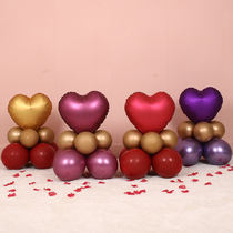 Birthday party Shopping mall window decorations Shop party Opening hotel Wedding decoration Metallic balloon column