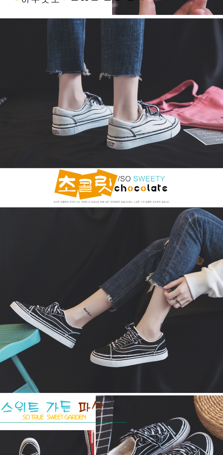 Hai đôi giày cotton nữ 2018 mới mùa đông sinh viên hoang dã cộng với đôi giày vải nhung nữ ấm áp kiểu dáng nhỏ bé retro màu đen giầy lười nữ