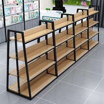 Cosmetics Nakajima cabinet free combination display stand double-sided supermarket shelf display rack multi-layer snack shelf