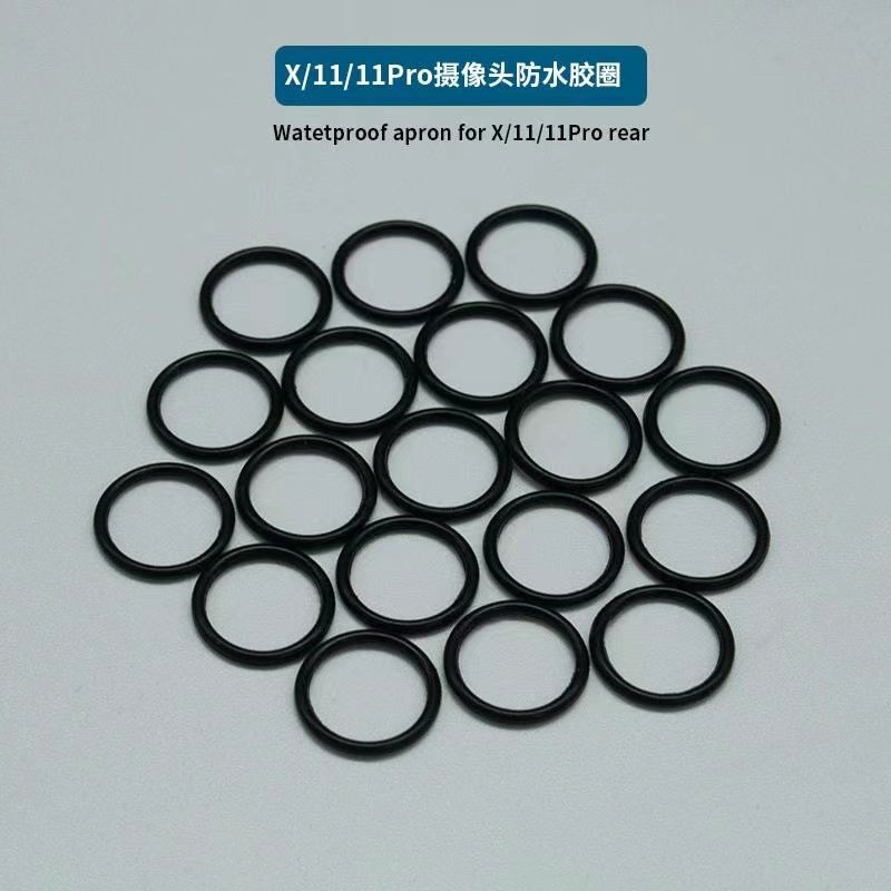 Suitable for Apple X XSAMAX 11pro12 mobile rear glass camera rubber ring waterproof rubber ring