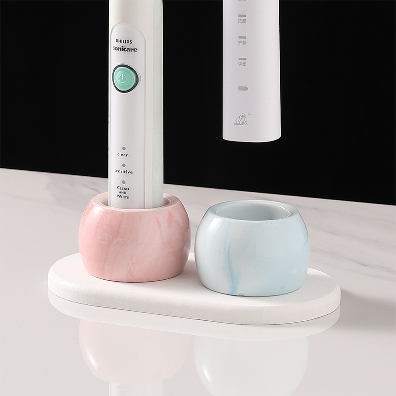 Electric toothbrush holder seat accommodating electric toothbrush washing suit lovers Home placing frame Silicon Algae Clay Mat to absorb water