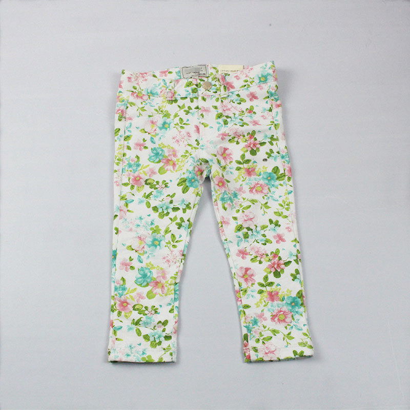 Pantalon fille en Coton denim bombe - Ref 2063532 Image 12