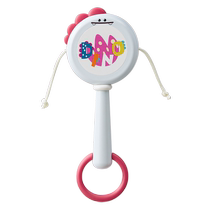 October crystal rattle newborn baby hand drum rattle educational childrens toy 0-1 year old baby can chew