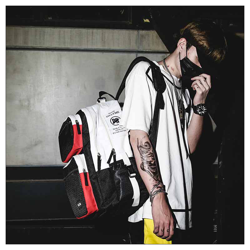 Túi thời trang nữ thời trang Hàn Quốc của học sinh trung học phổ thông Harajuku ulzzang balo nam adidas