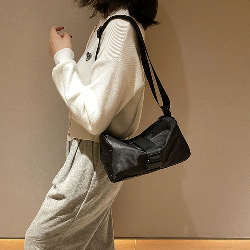 Нейлоновый рюкзак для отдыха, сумка на одно плечо, бретели, подходит для студента, популярно в интернете