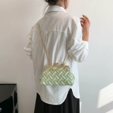 Небольшая дизайнерская небольшая сумка, летняя плетеная портативная сумка через плечо