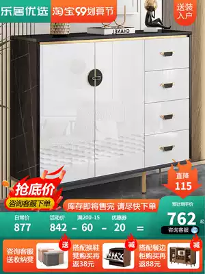 Light luxury modern paint shoe cabinet home door large capacity storage outdoor entrance door small apartment simple porch cabinet