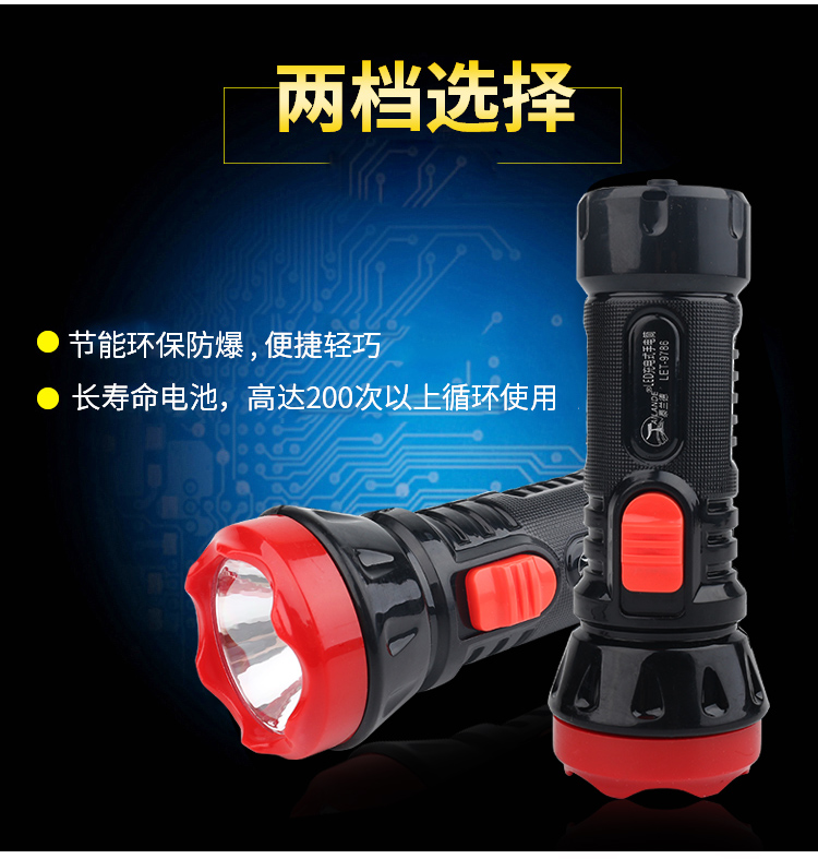 Tyrande siêu sáng LED home đèn pin sạc chói cắm trại ngoài trời chiếu sáng cầm tay mini đèn pin đèn pin siêu sáng 10000 lumen