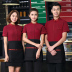 quần áo công việc Waiter của phục vụ cao cấp nhà hàng khí waiter trăm xe khách lẩu phù hợp với thanh mùa hè 