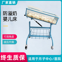 Hospital confinement center club crib medical mobile stroller anti-overflow milk newborn lifting bed nursing bed