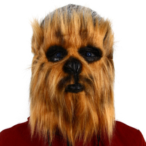 Star Wars Chubaka Latex Head Hair Chubaka Animal Mask Halloween Movie Show Props
