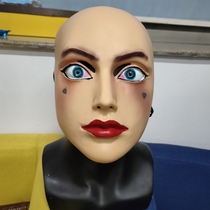 3D beauty face mask latex beauty mask masquerade dance props party live haunted house dress