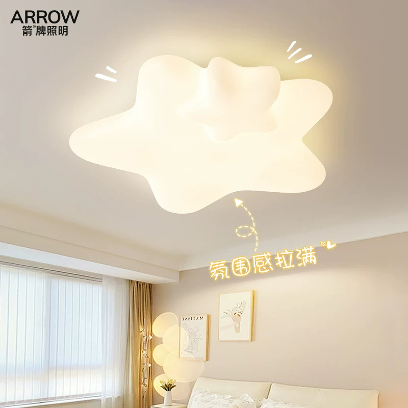 Cream lights, LED ceiling light, eyes protection, comfortable light spectrum