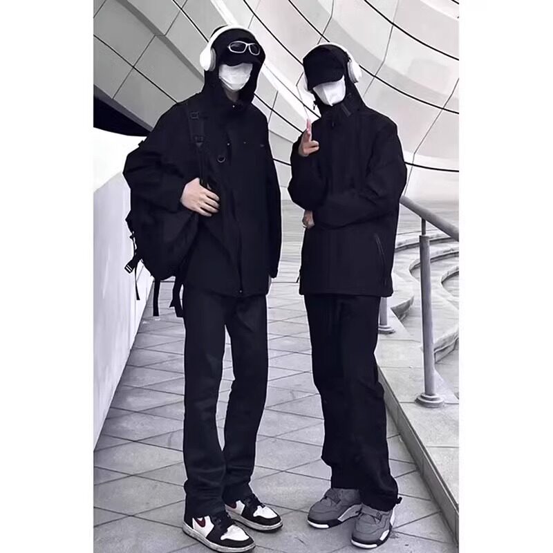 Kawasi Tourism wearing a hitchhiwsamese submachine clothing male and summer outdoor climbing with cap jacket waterproof sunscreen frock jacket-Taobao