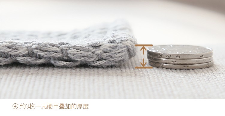 Máy có thể giặt đầu giường bằng vải bông và thảm trải sàn phòng ngủ đầy đủ cửa hàng phòng cà phê bàn ​​phòng khách dệt khâu - Thảm thảm lót sàn nhà