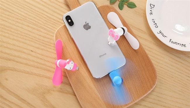 Quạt USB điện thoại di động quạt di động im lặng sinh viên mini apple android sạc kho báu máy tính kê - USB Aaccessories