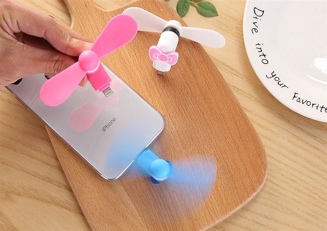 Quạt USB điện thoại di động quạt di động im lặng sinh viên mini apple android sạc kho báu máy tính kê - USB Aaccessories