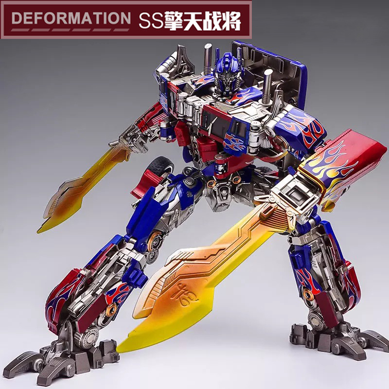 Wei sẽ biến đổi đồ chơi King Kong 5 Optimus S-trụ cột hợp kim sừng xe mô hình chính hãng robot khủng long tay - Gundam / Mech Model / Robot / Transformers mô hình lắp ráp robot gundam