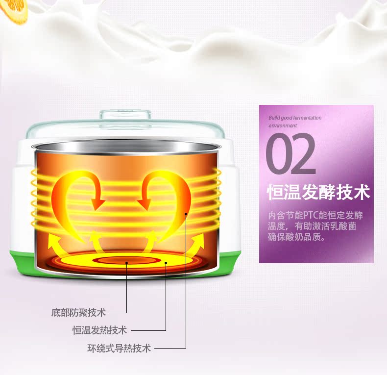 Máy làm sữa chua đa chức năng nhà lên men nhỏ tự động dung tích lớn cốc thủy tinh tự chế rượu gạo ký túc xá đơn - Sản xuất sữa chua máy làm sữa chua dẻo